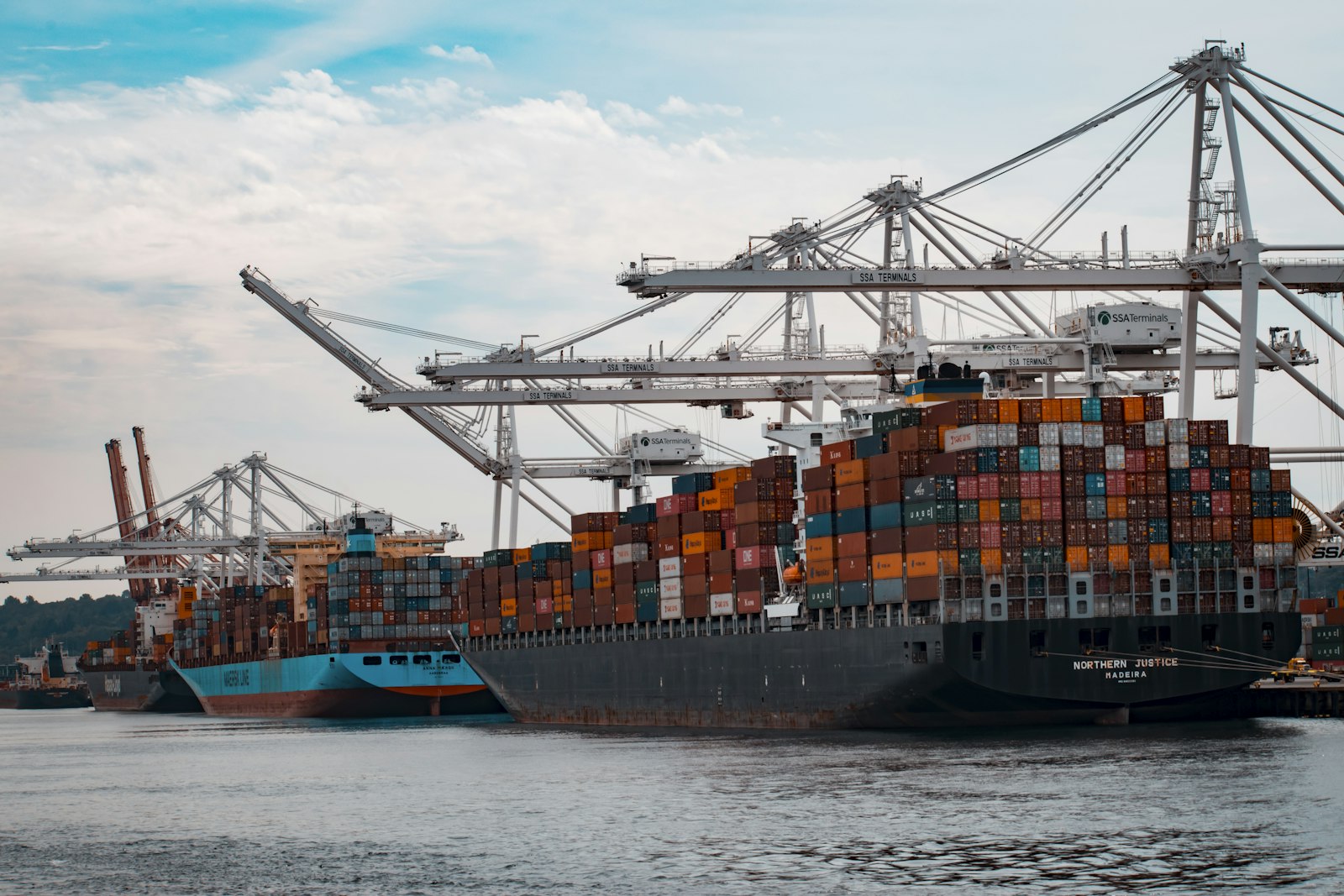 Industry operations across shipping, warehouse, and manufacturing